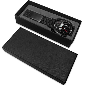 Chai carbon fiber - HIS Time Custom Watch Design by TorahGoodies.com