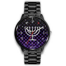 Menorah Purple - HIS Time Custom Watch Design