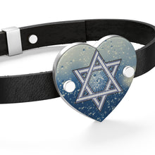 David Star Leather Bracelet