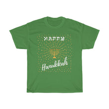 Happy Hanukkah - Front only design - Unisex Heavy Cotton Tee